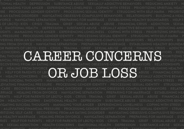 Career Concerns or Job Loss