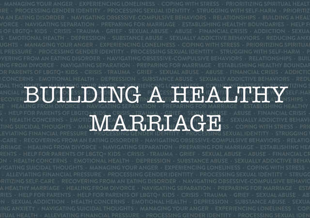 building a healthy marriage