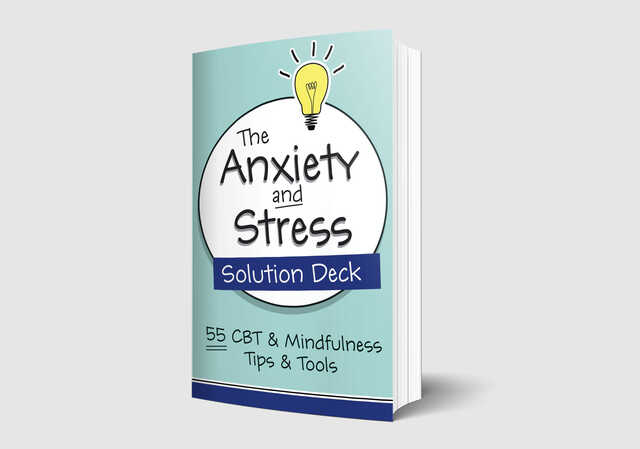 The Anxiety and Stress Solution Deck book cover