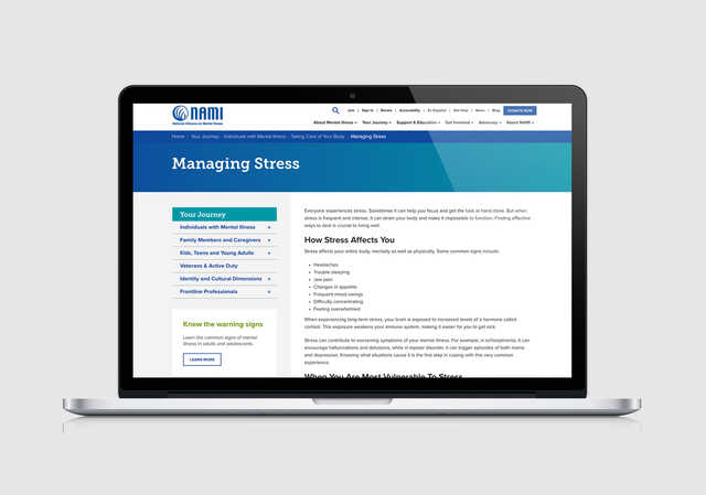 NP Care Resources - Managing Stress Webpage
